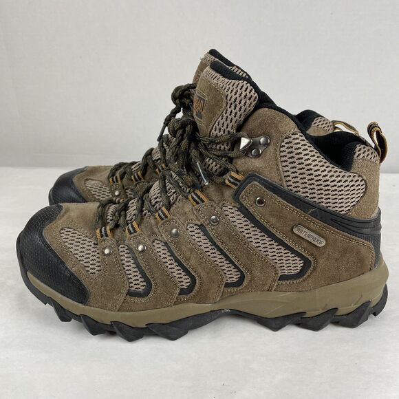 RedHead Mens Hiking Boots Size 10 M Brown Leather Front Range P1077MEY Shoes main image 10